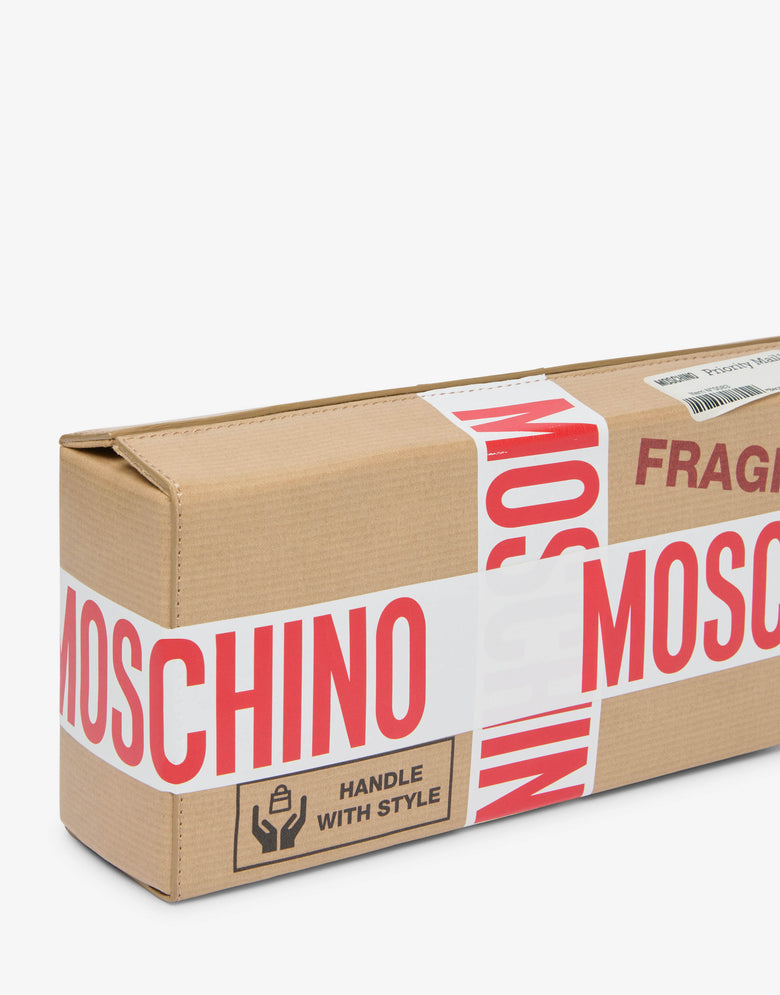 Shipping box bag Beige Moschino 3