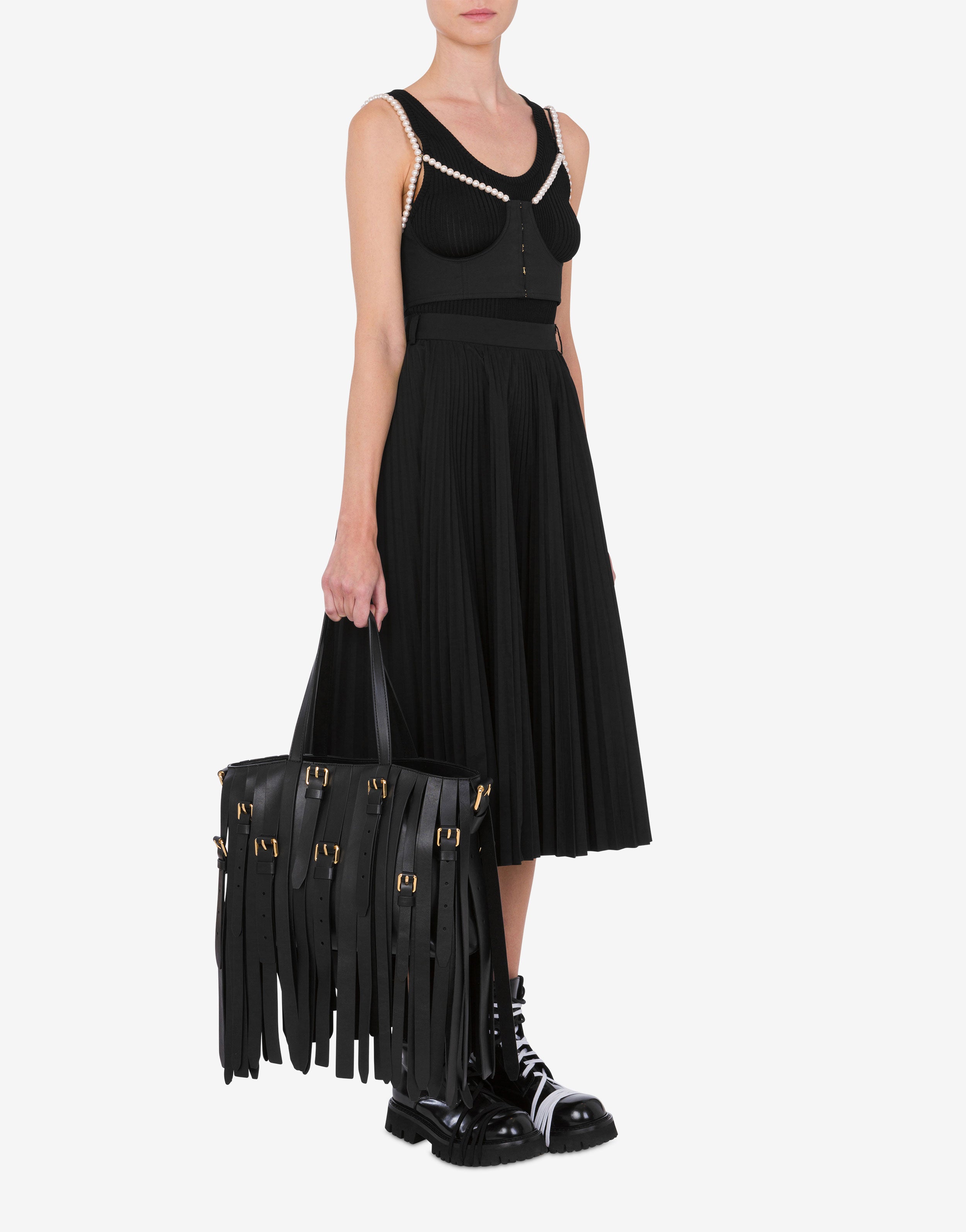 ★Moschino★ Multi Belt Napa Shopper Bag POLMC4215PP0MOM2POL Multibelts nappa shopper | Moschino