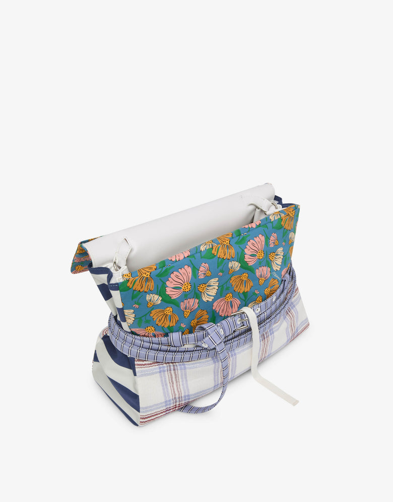 Mala de mão média Moschino Tie Me Celeste Moschino 2