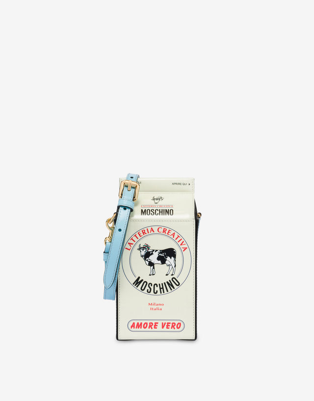 Bolsa de cartón de leche Marfil Moschino 0