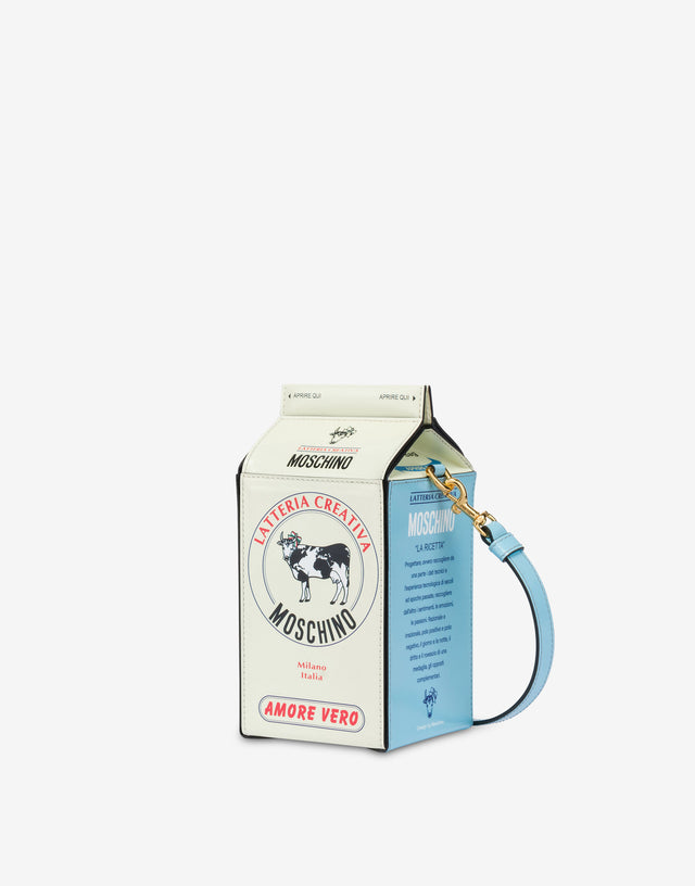 Bolsa de cartón de leche Marfil Moschino 1