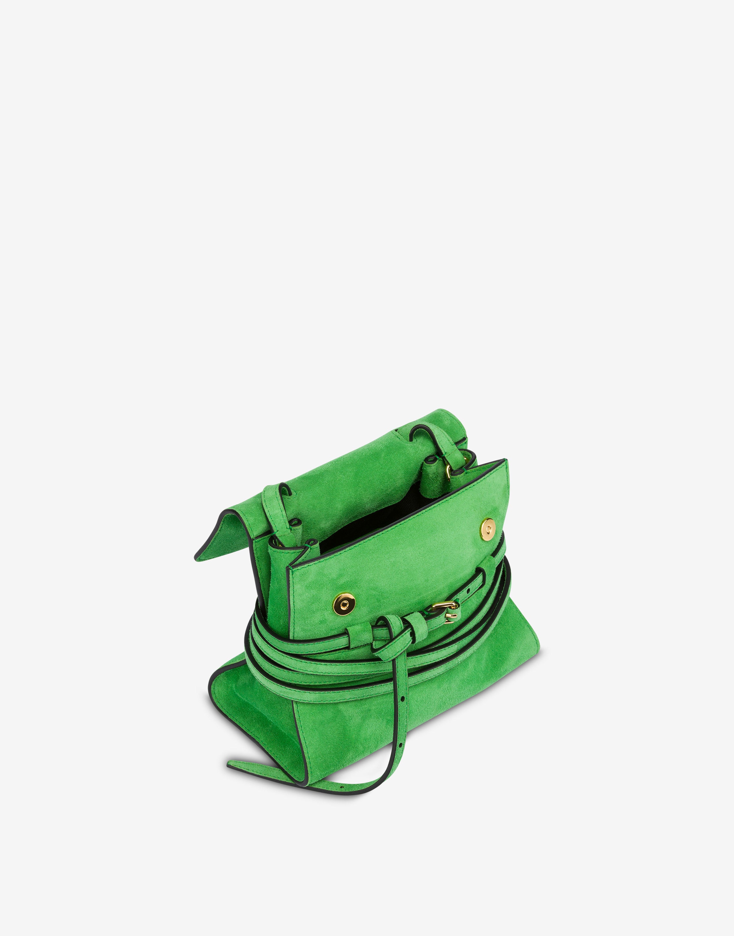 ★Moschino★ Tie Me Bag in Suede Small POLMC4226PP0MOF0POL60 Moschino Tie Me bag in suede Small | Moschino