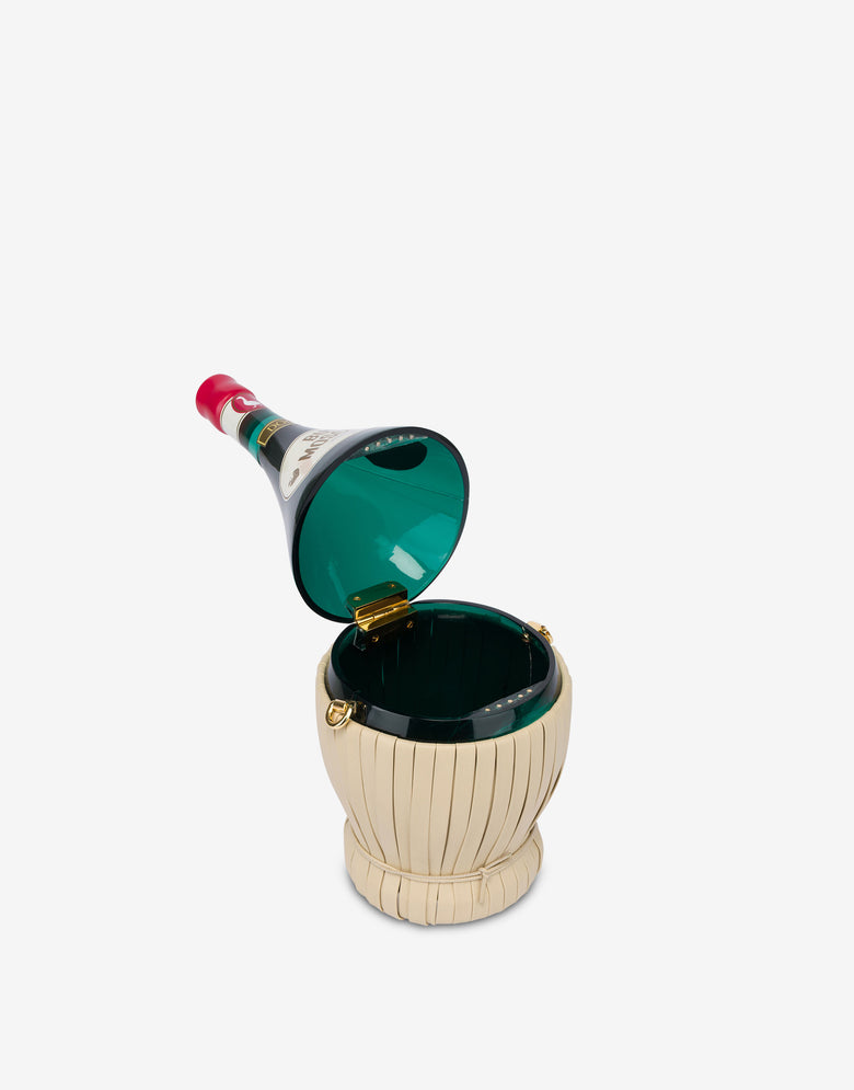 와인 플라스크 백 Dark green Moschino 2