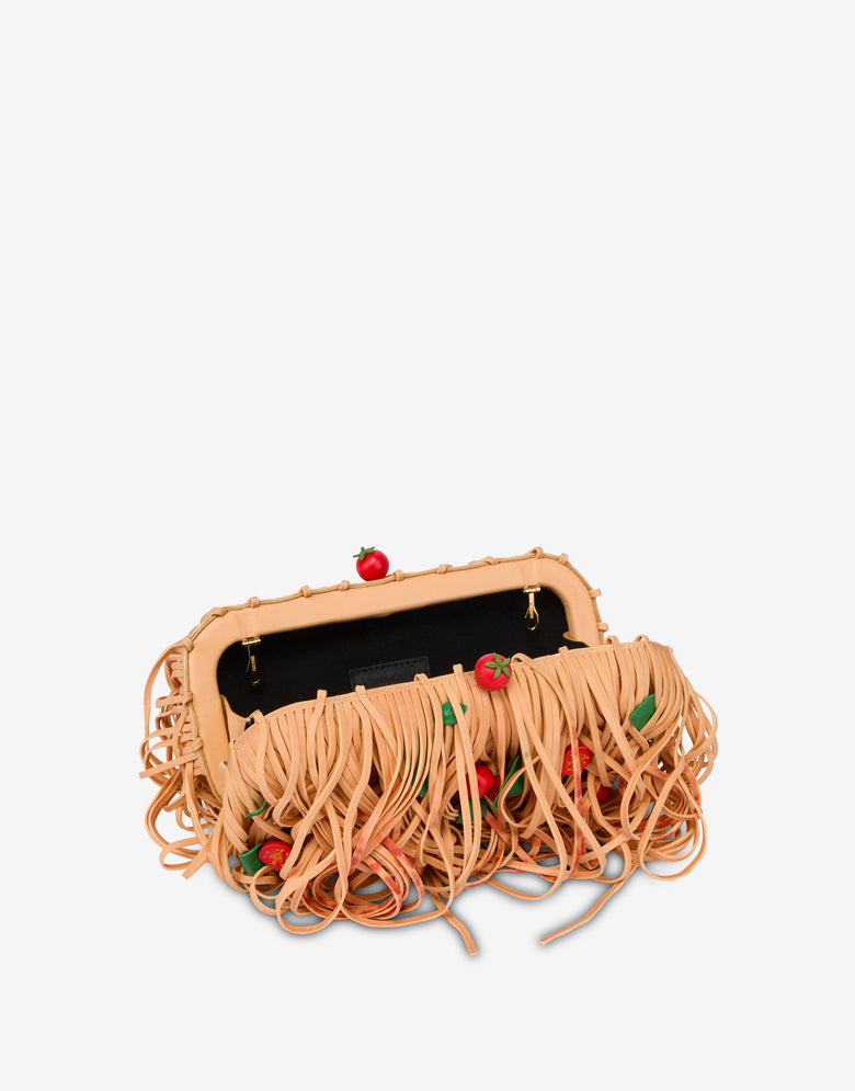 Spaghetti bag Beige Moschino 2