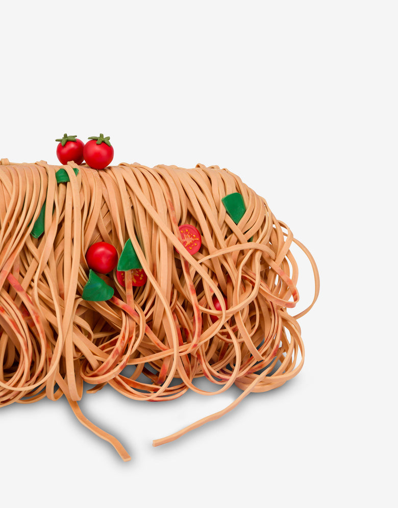 Spaghetti bag Beige Moschino 3