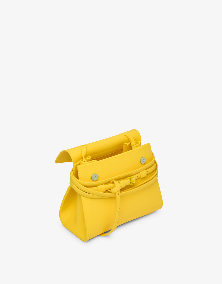 Moschino Tie Me small handbag Yellow Moschino 2