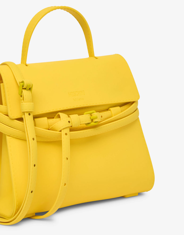 Moschino Tie Me small handbag Yellow Moschino 3