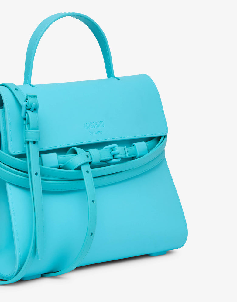 Moschino Tie Me 小手提包 绿松石色 Moschino 3