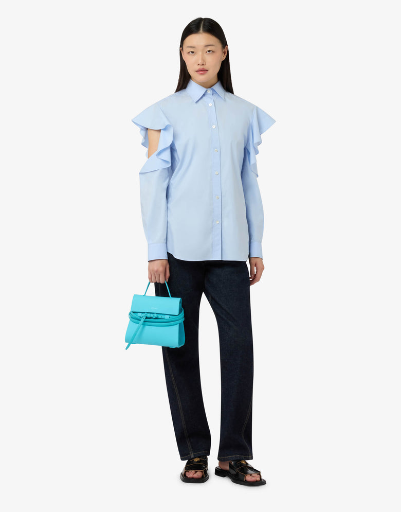 Moschino Tie Me 小手提包 绿松石色 Moschino 4