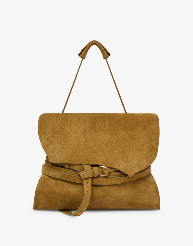 Bolso de mano mediano Moschino Tie Me Mustard Moschino 0