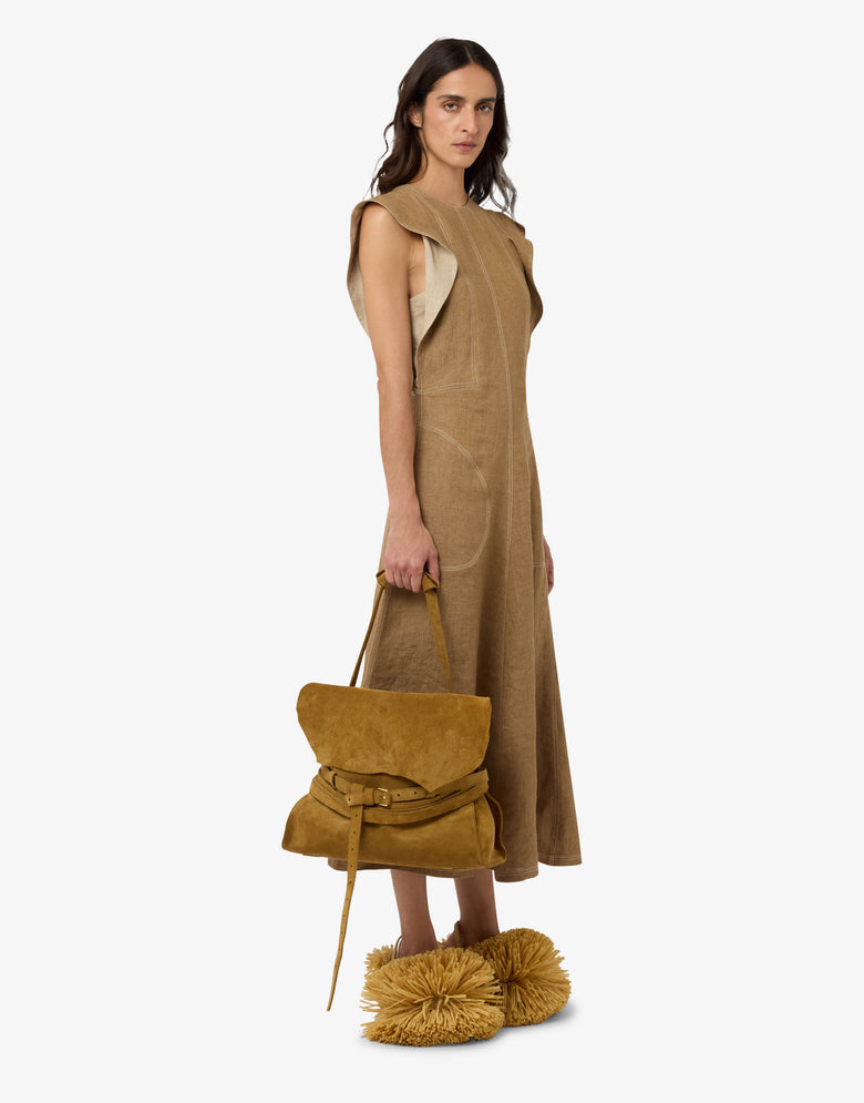 Mittlere Handtasche Moschino Tie Me Mustard Moschino 4