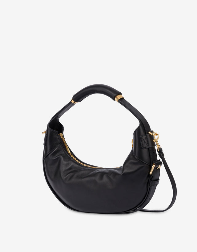 Moschino Handle Me Hobo Bag Black Moschino 1