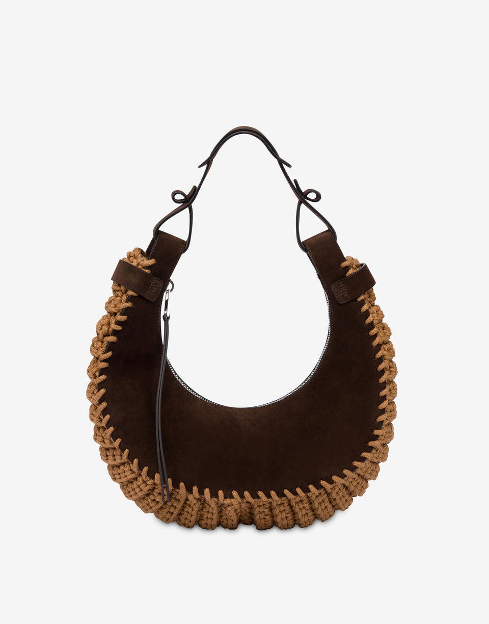 Borsa hobo Moschino Handle Me Marrone Moschino 0