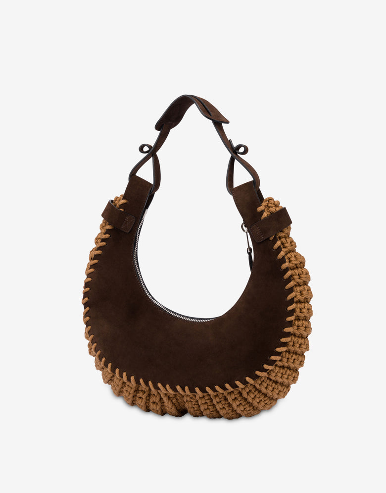 Borsa hobo Moschino Handle Me Marrone Moschino 1