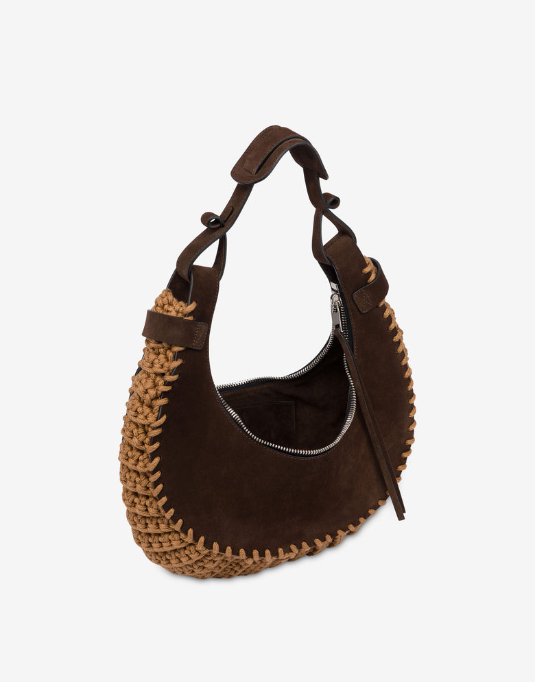Borsa hobo Moschino Handle Me Marrone Moschino 2