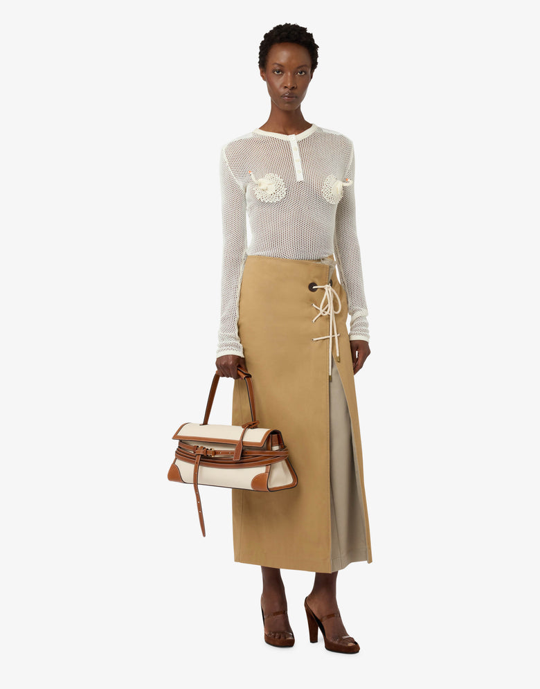Moschino Tie Me shoulder bag Ivory Moschino 4