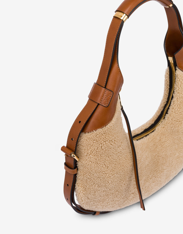 Borsa hobo Moschino Handle Me Beige Moschino 3