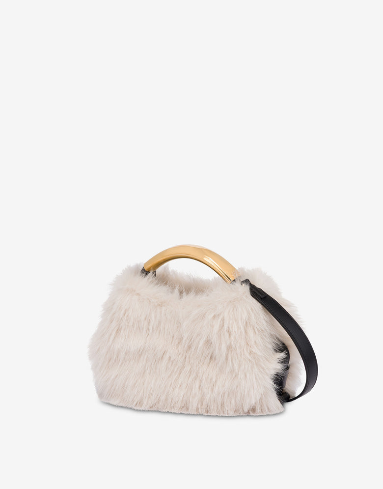 Bolso pequeño Moschino Handle Me  Marfil Moschino 1