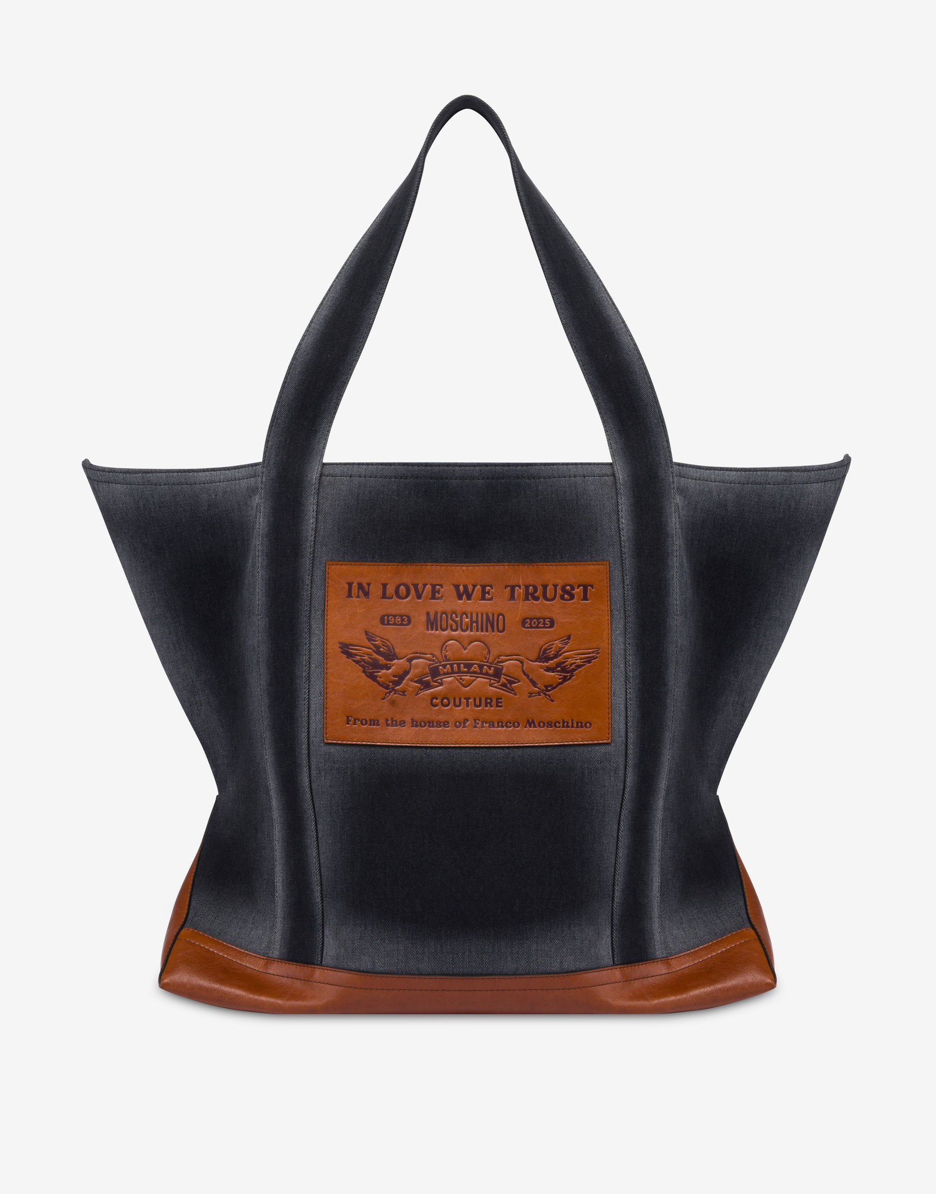 Maxi-Tasche aus Denim Moschino DE