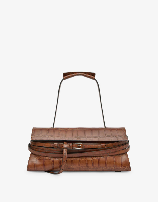 Bolso bandolera Moschino Tie Me Leather Moschino 0