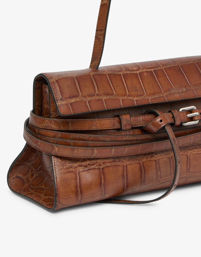 Bolsa a tiracolo Moschino Tie Me Leather Moschino 3