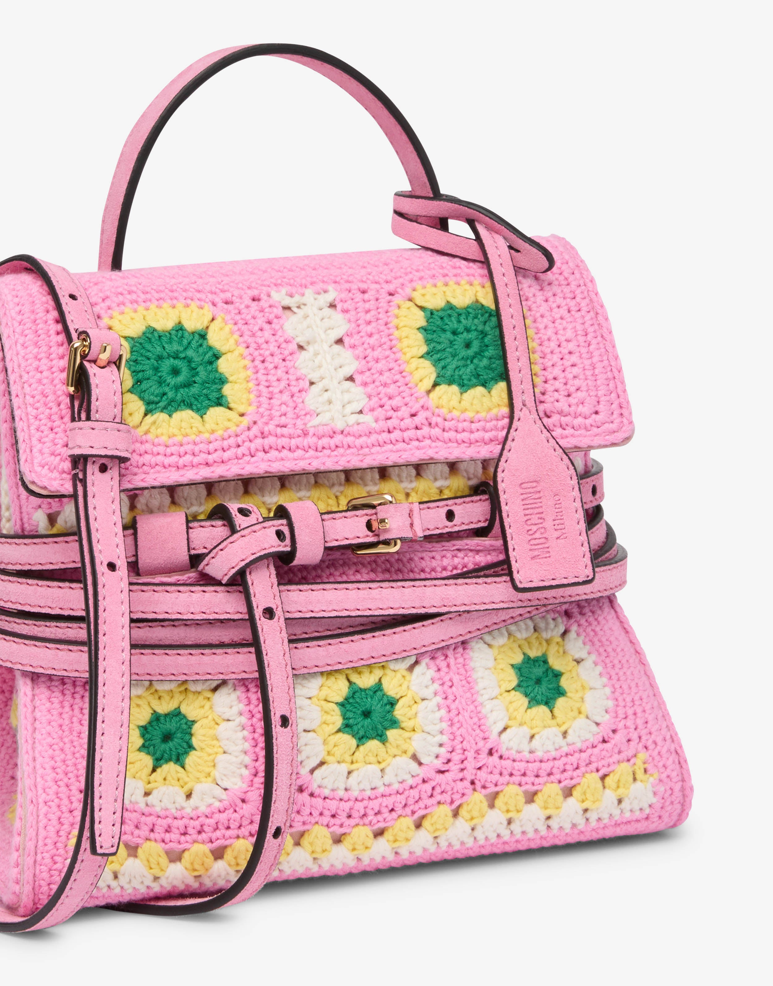 もちもちぃ Moschino Tie Me small handbag | Moschino