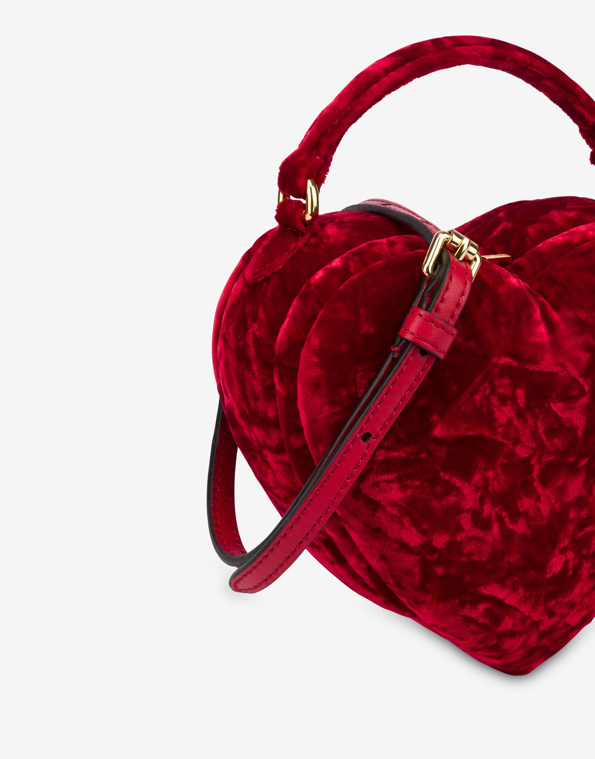 Moschino Love Me bag in velvet | Moschino