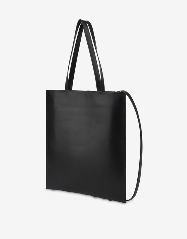 Bolso napa Moschino Pins Negro Moschino 1