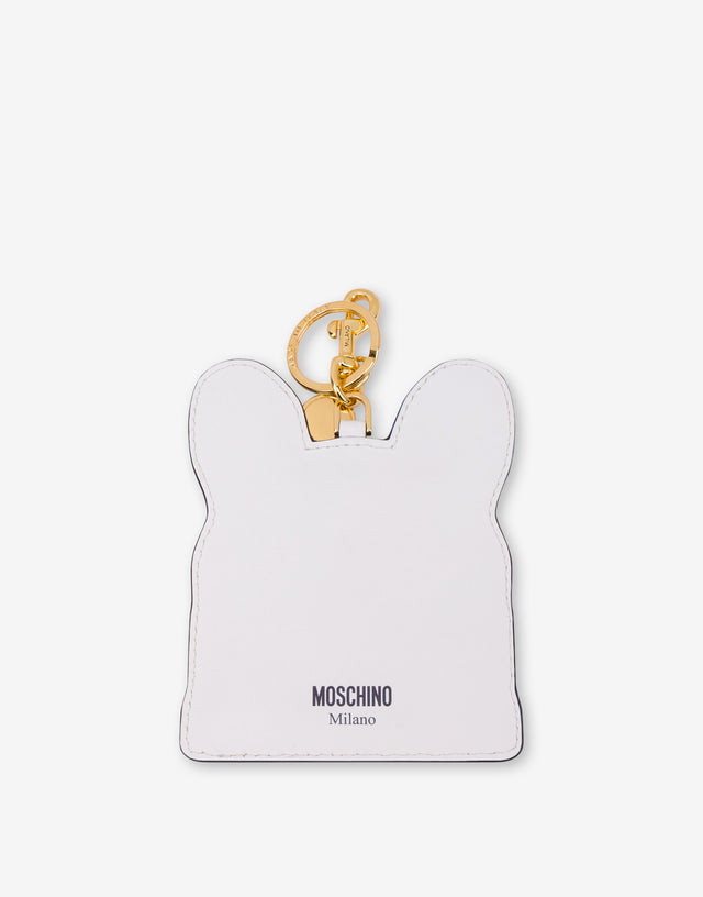 Bedruckter Schlüsselanhänger Orange Moschino 1