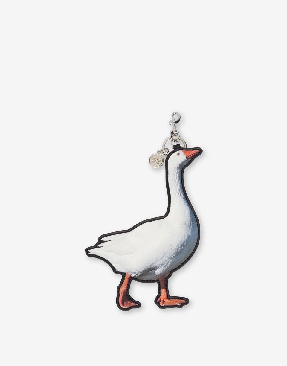 Schlüsselanhänger Gans Weiß Moschino 0