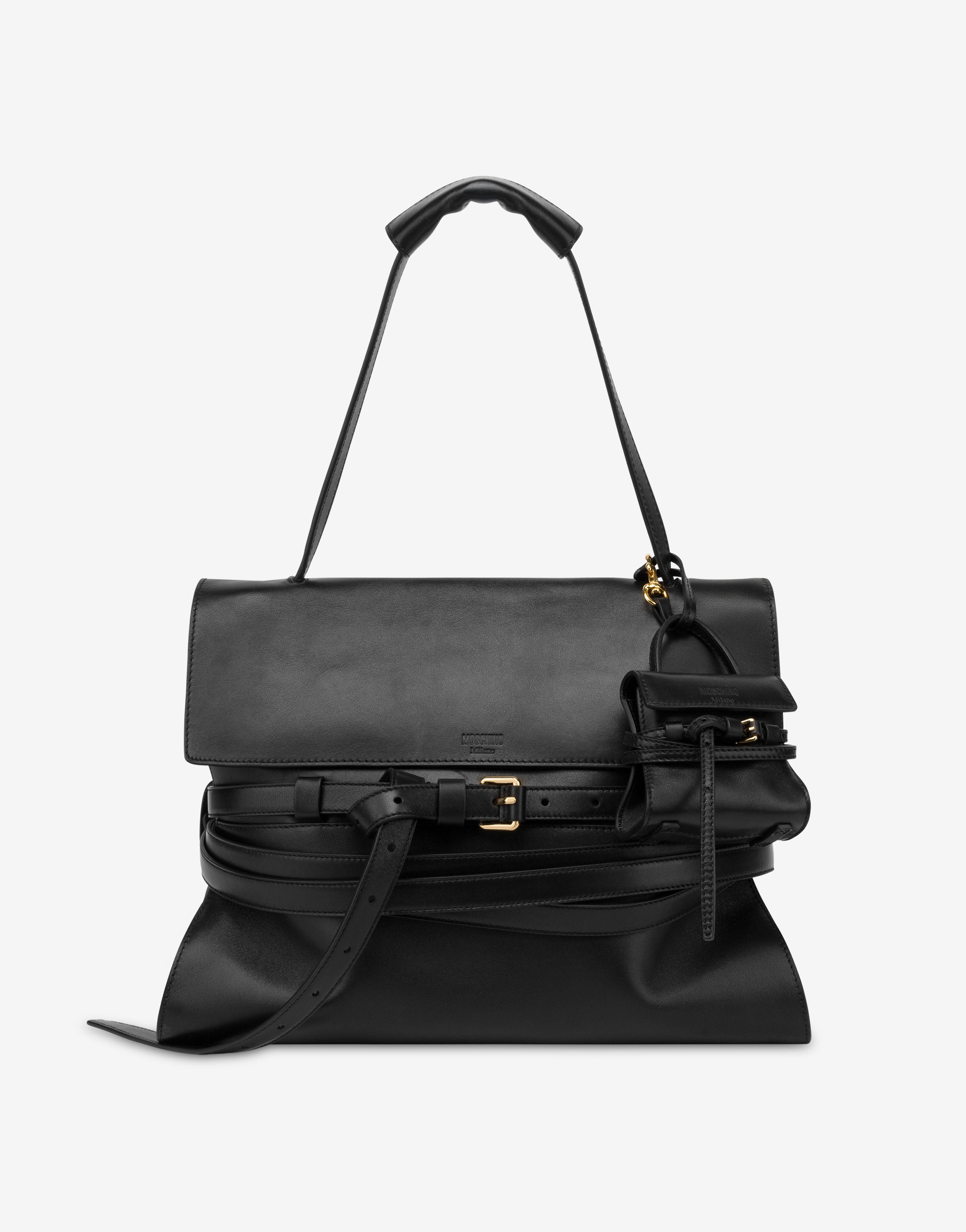【関税＆送料込み】Moschino Moschino Tie Me Small Leather H Moschino Tie Me bag Small | Moschino