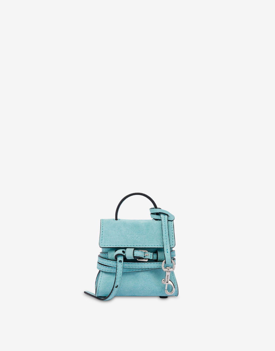Borsa micro Moschino Tie Me Celeste Moschino 0