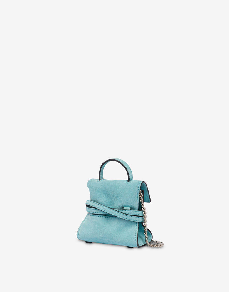 Borsa micro Moschino Tie Me Celeste Moschino 1