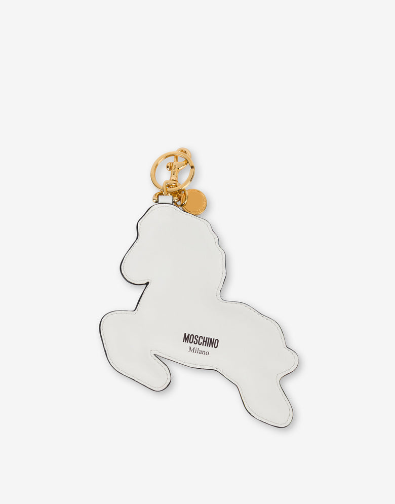 Pferd-Anhänger Weiß Moschino 1