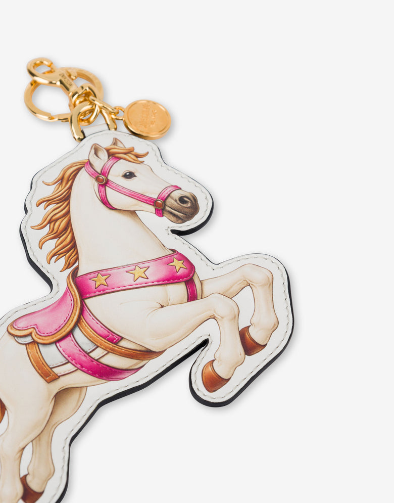 Pferd-Anhänger Weiß Moschino 2