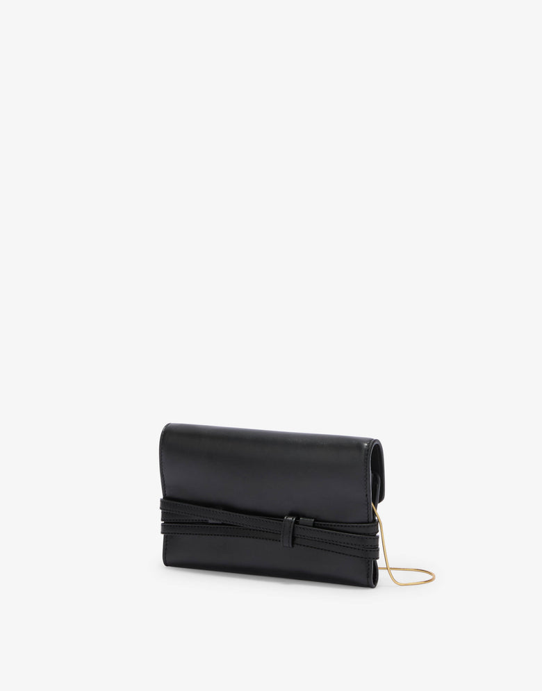 Tie Me Wallet Black Moschino 1