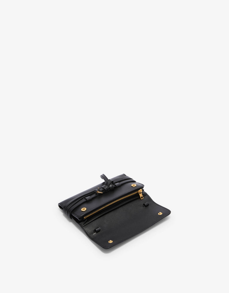 Tie Me Wallet Black Moschino 2