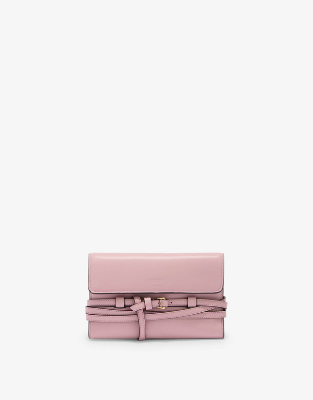 Tie Me Wallet Pink Moschino 0
