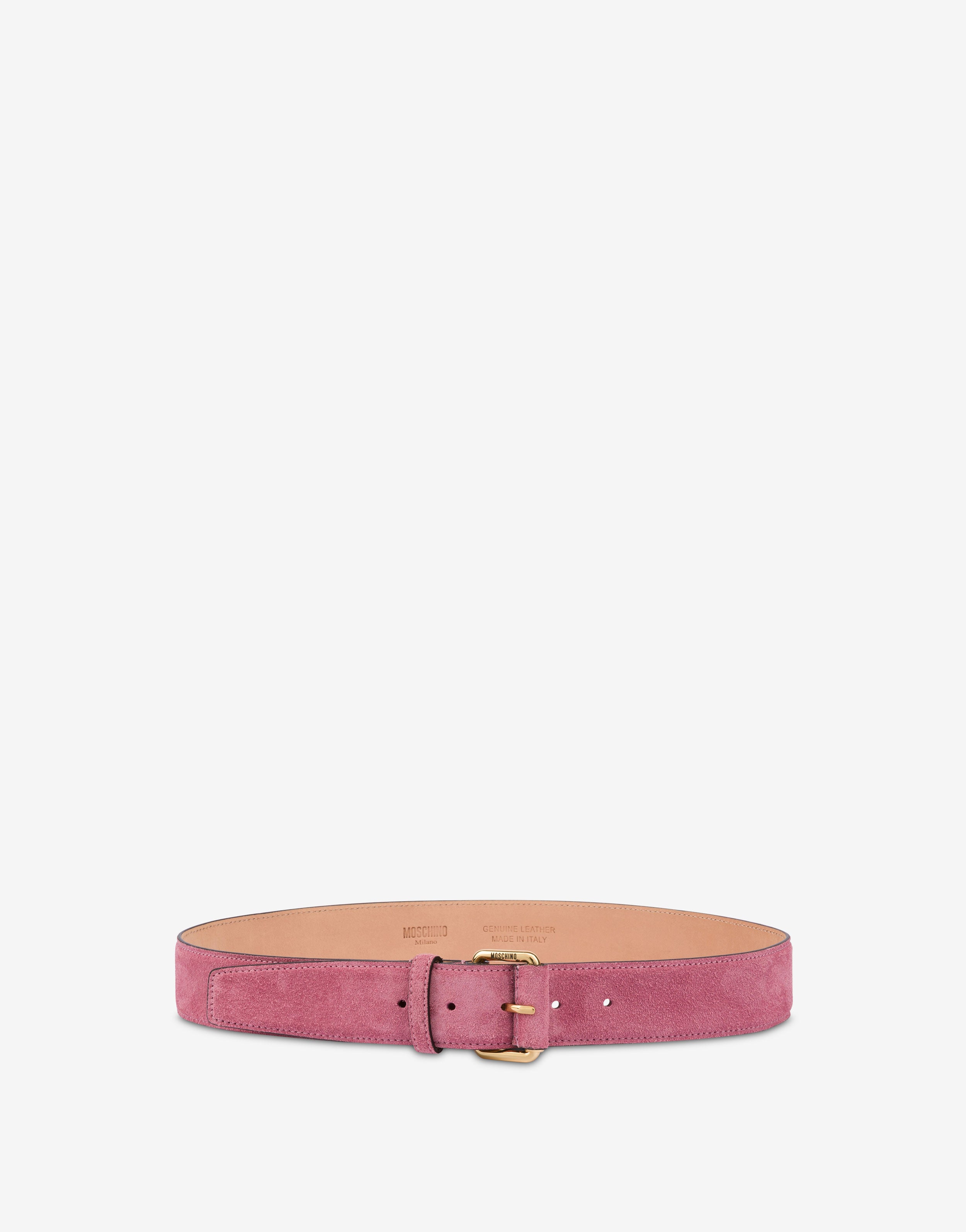 Suede belt