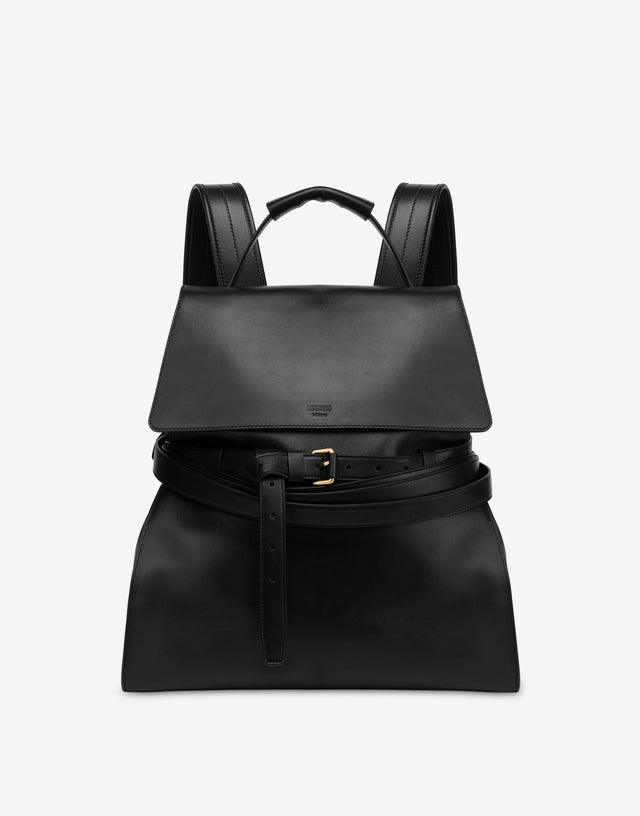 Moschino Tie Me Backpack Black Moschino 0