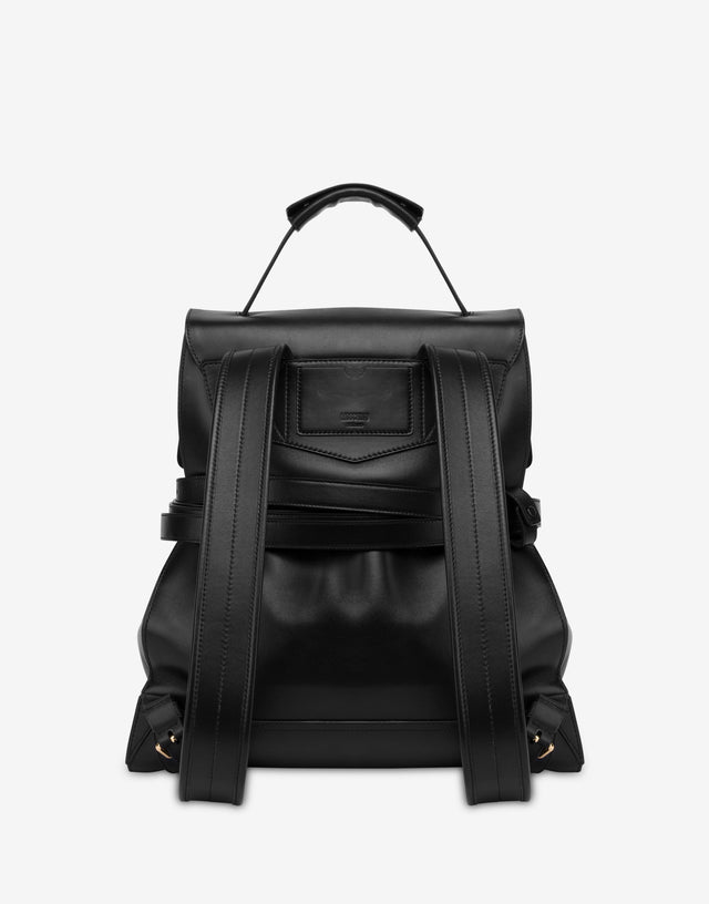 Moschino Tie Me Backpack Black Moschino 1