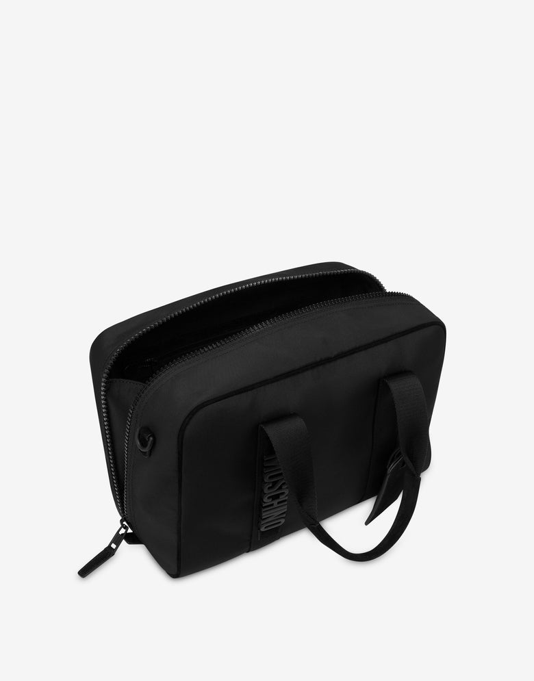 Bolso de nylon Cordura Negro Moschino 2