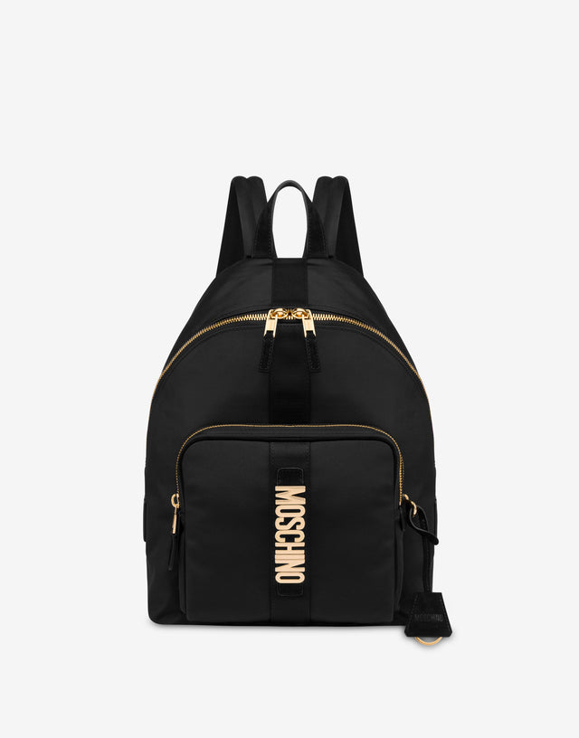 Cordura nylon backpack Large Black Moschino 0