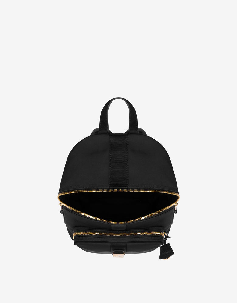 Cordura nylon backpack Large Black Moschino 2