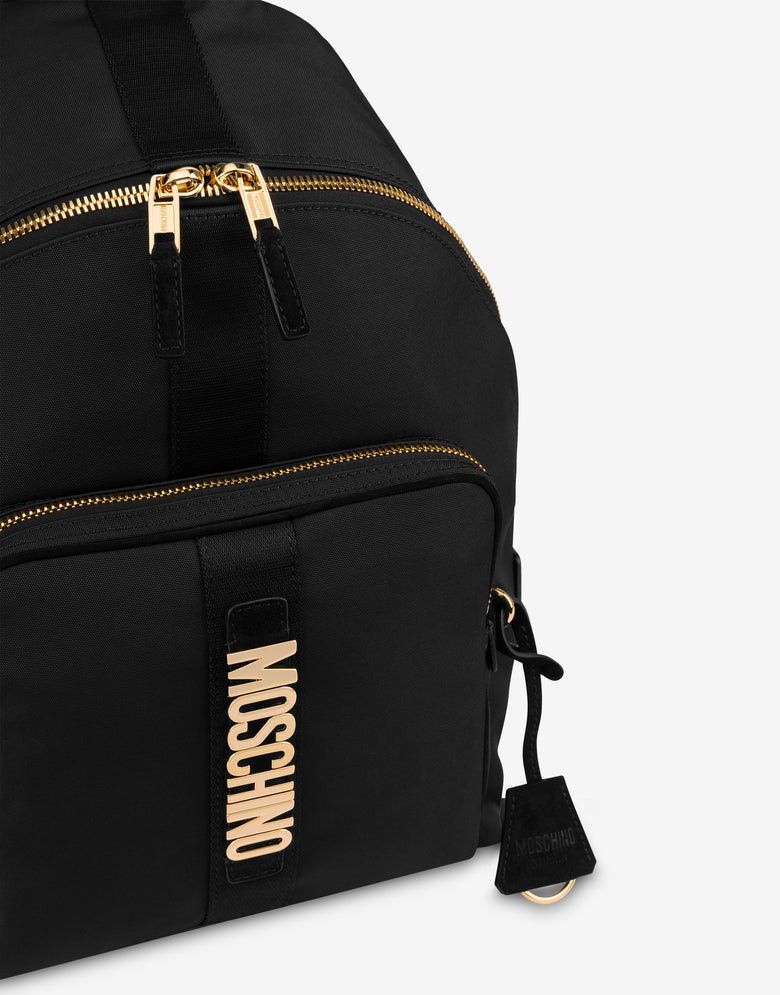 Cordura nylon backpack Large Black Moschino 3