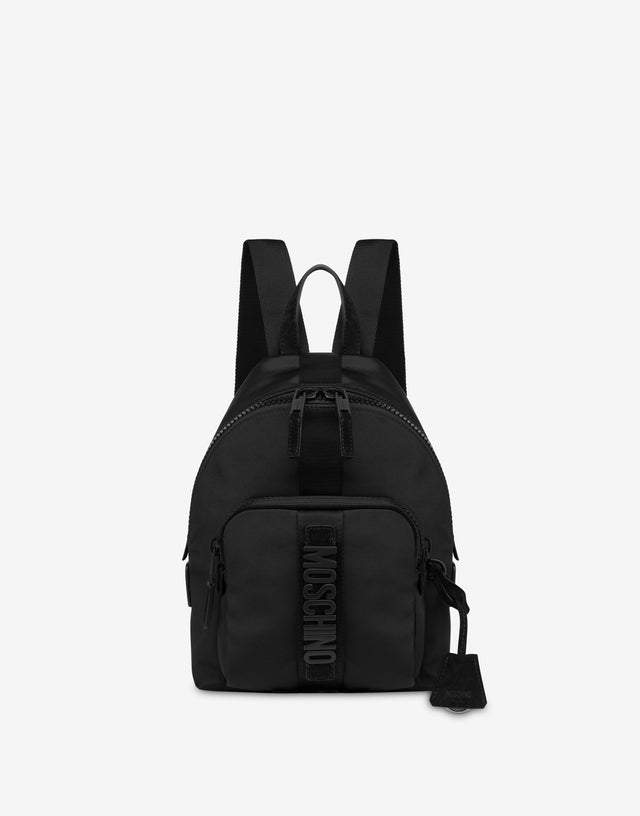 Cordura nylon backpack Medium Black Moschino 0