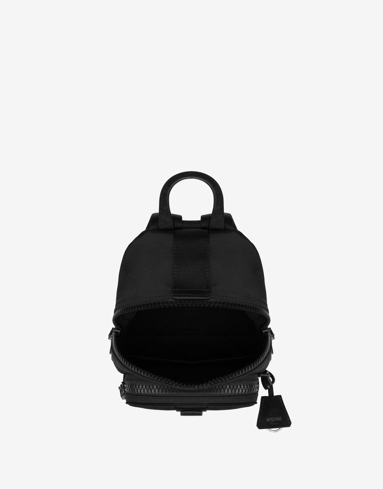 Cordura nylon backpack Medium Black Moschino 2