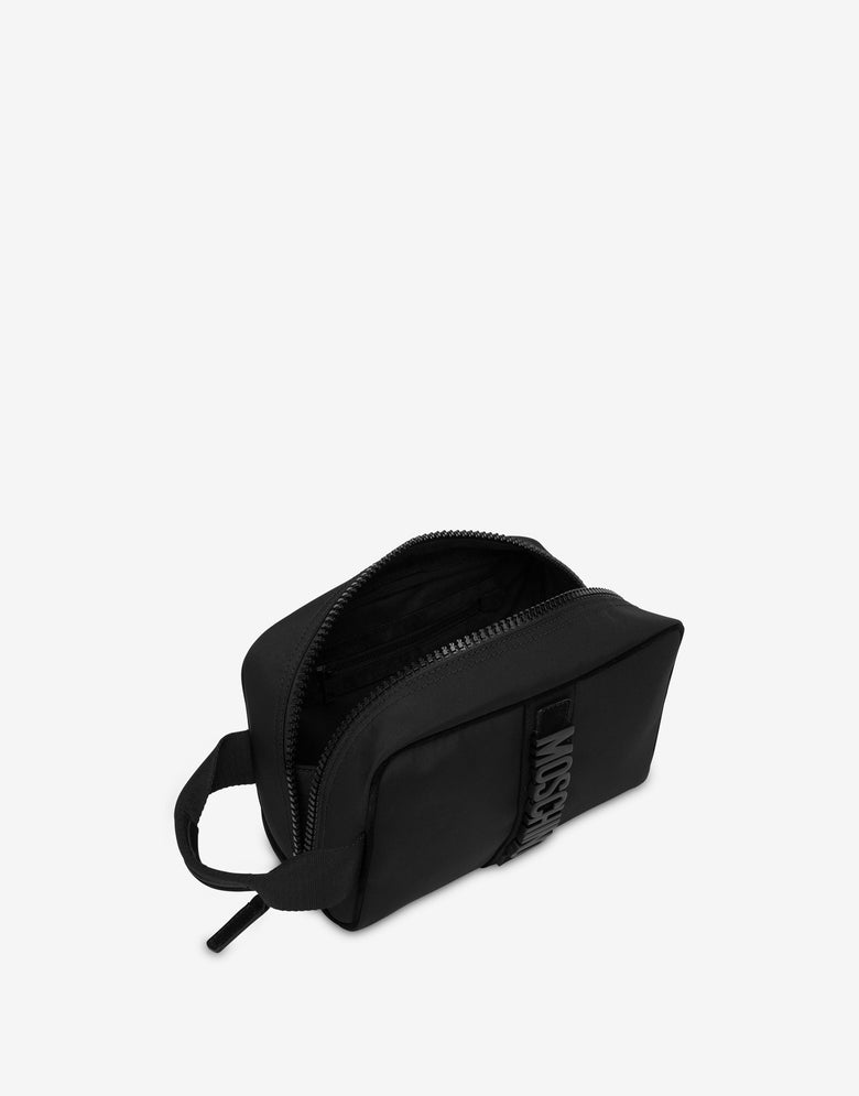 Cordura nylon beauty case Black Moschino 2