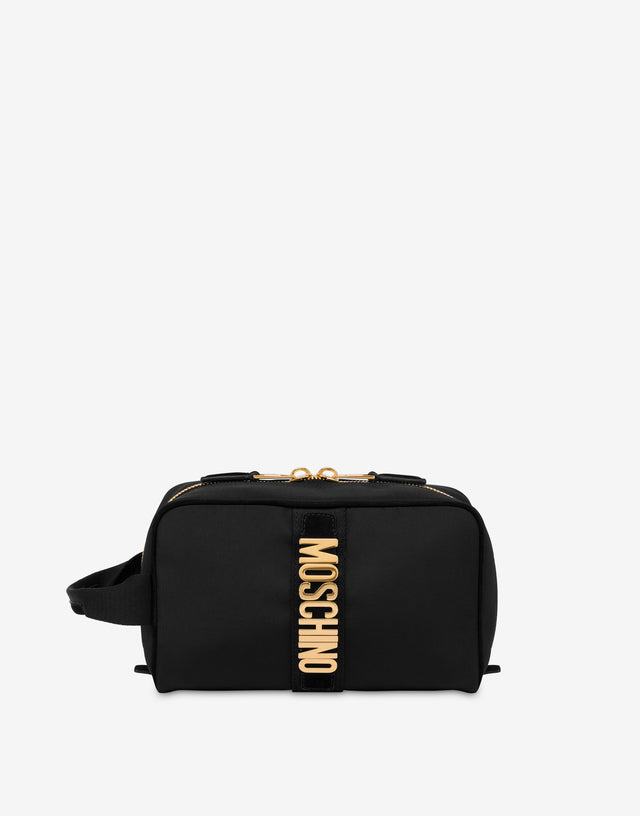 Schönheitskoffer aus Cordura-Nylon Schwarz Moschino 0