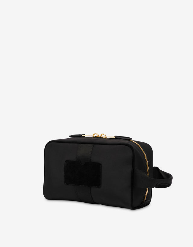 Schönheitskoffer aus Cordura-Nylon Schwarz Moschino 1